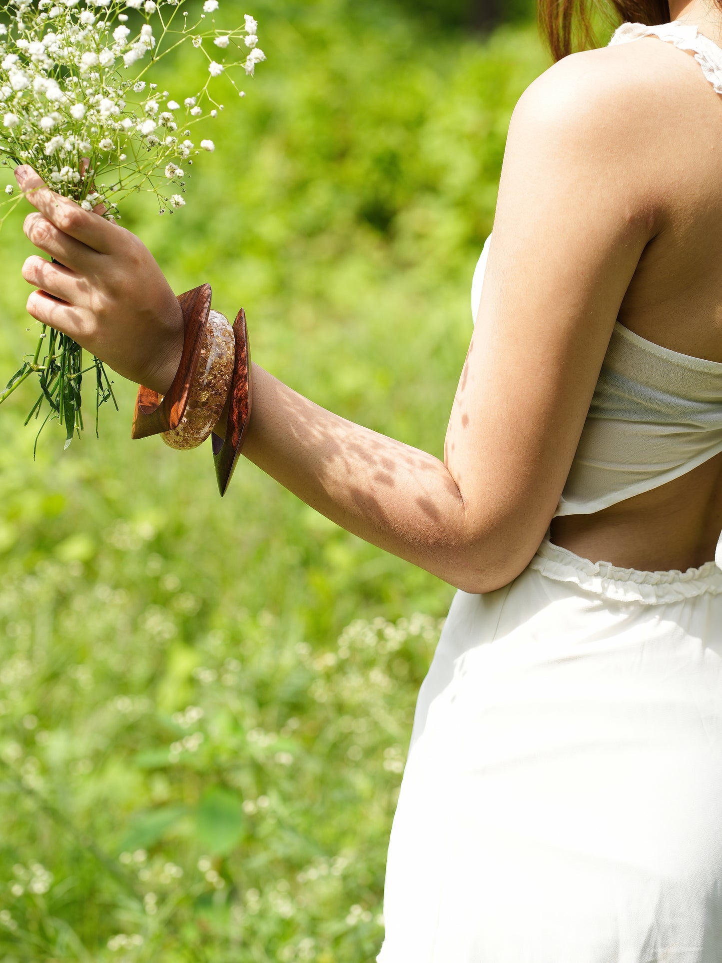 ☀️ Solaris Resin Bangle Stack