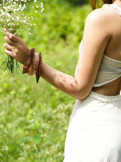 ☀️ Solaris Resin Bangle Stack