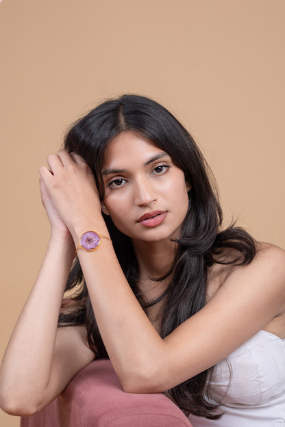 Purple Chrysanthemum Bracelet