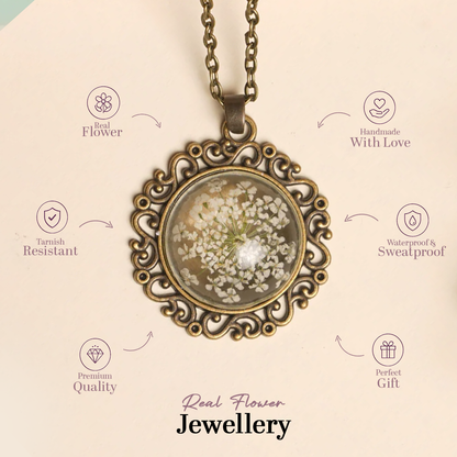 Victorian Queen Annes Lace Necklace