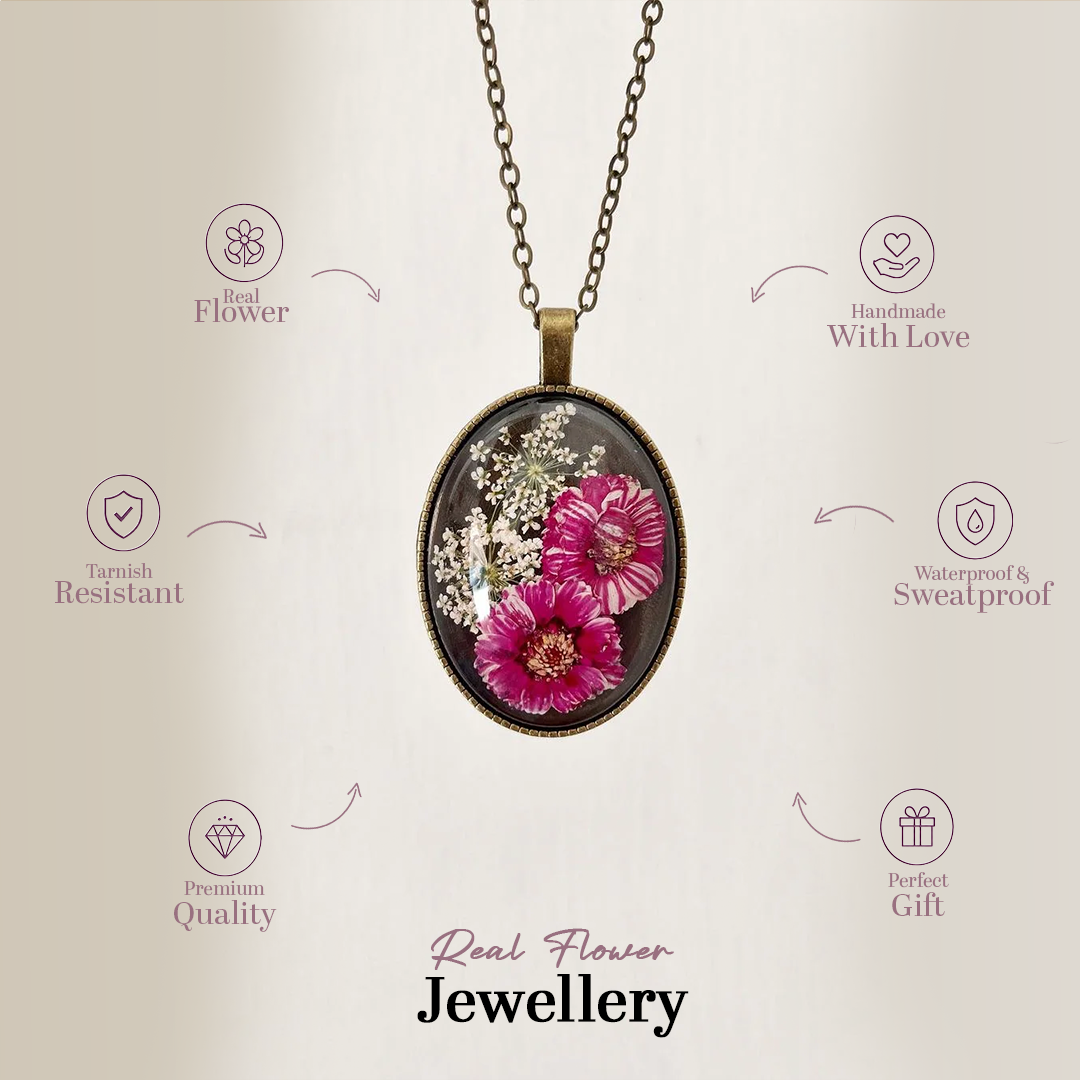 Purple Wildflower-A free spirit Pendant